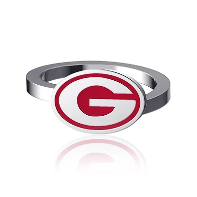 Dayna Designs Georgia Bulldogs Bypass Enamel Ring