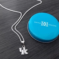 Dayna Designs Kentucky Wildcats Enamel Small Pendant Necklace