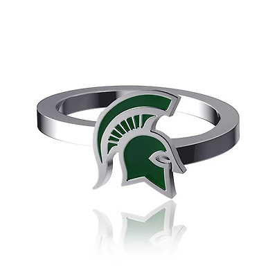 Dayna Designs Michigan State Spartans Bypass Enamel Ring