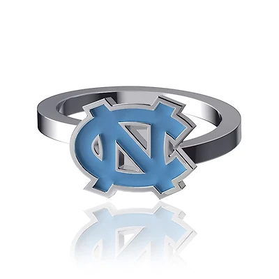 Dayna Designs North Carolina Tar Heels Bypass Enamel Ring