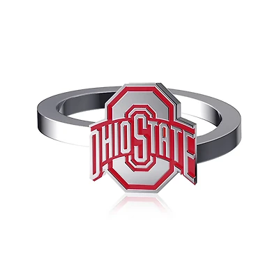 Dayna Designs Ohio State Buckeyes Bypass Enamel Ring