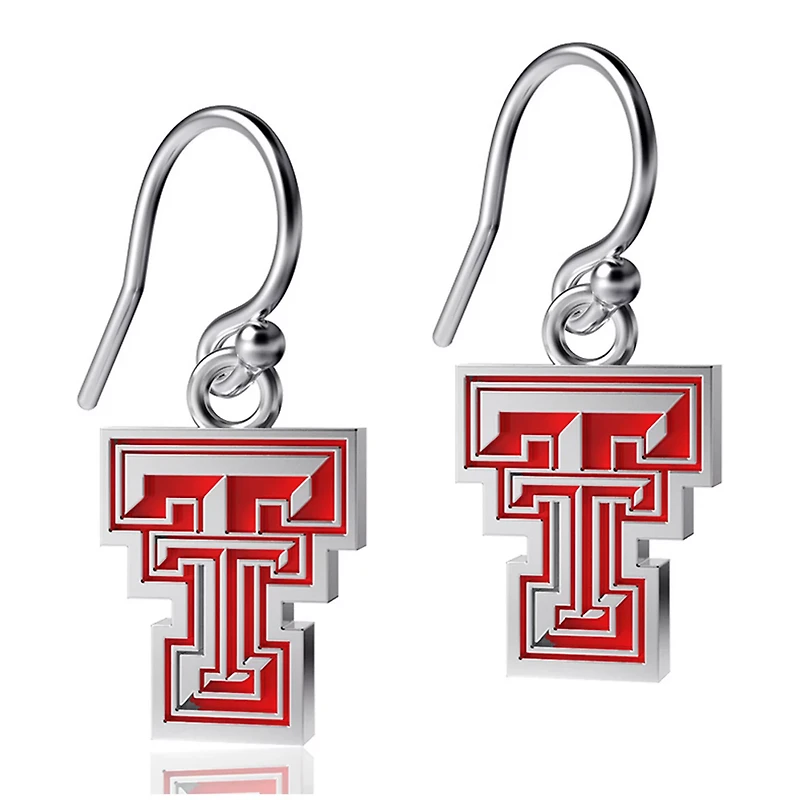 Dayna Designs Texas Tech Raiders Enamel Dangle Earrings