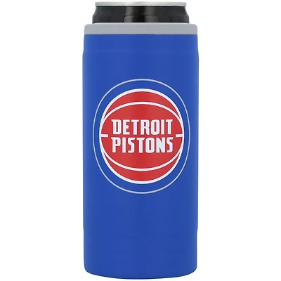 Detroit Pistons 12oz Flipside Powdercoat Slim Can Cooler