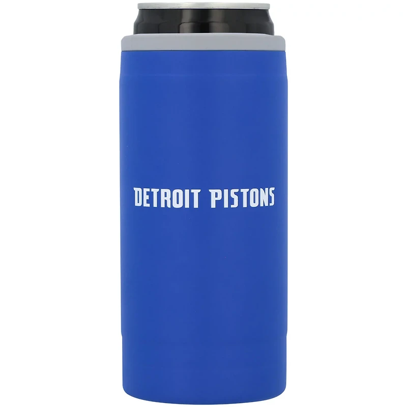Detroit Pistons 12oz Flipside Powdercoat Slim Can Cooler