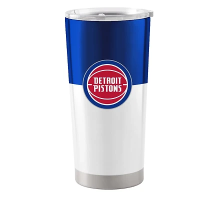 Detroit Pistons 20oz Colorblock Stainless Steel Tumbler