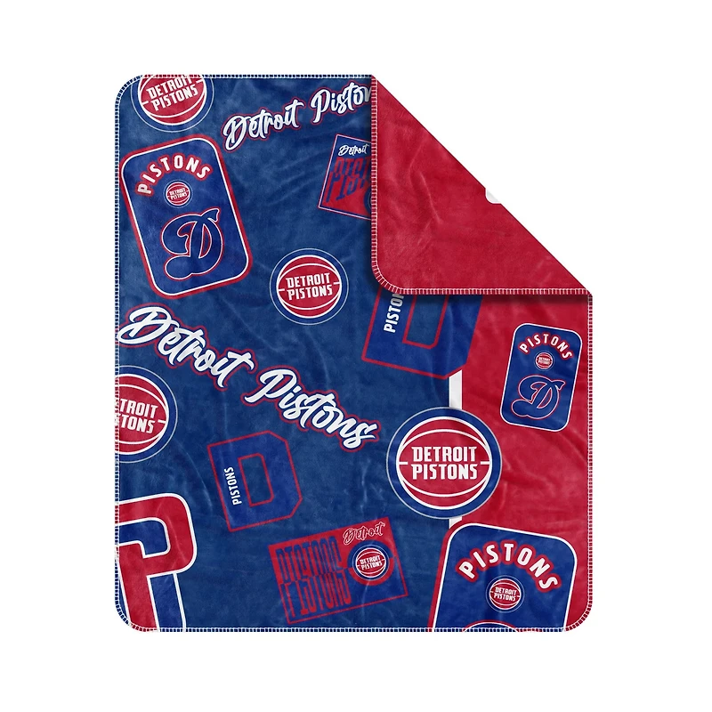 Detroit Pistons 50 x 60 Dream Weave Throw Blanket
