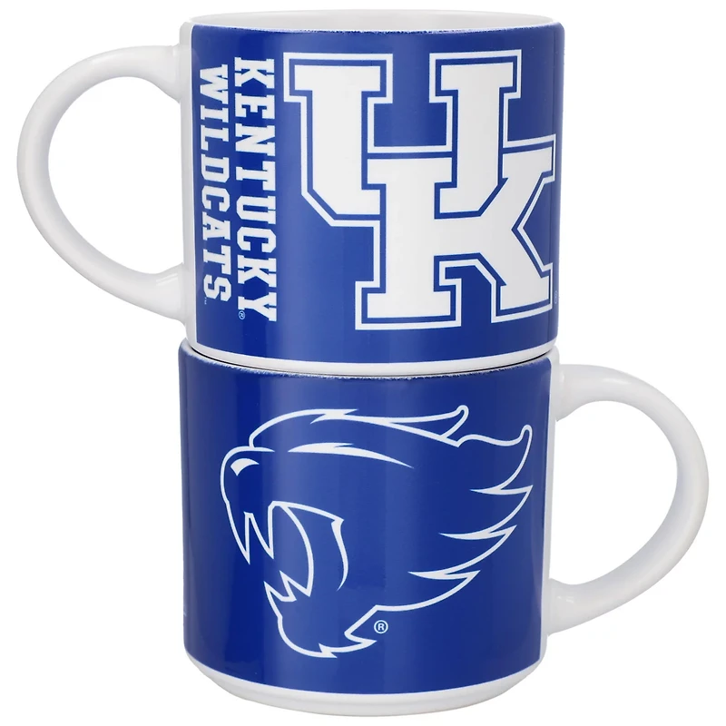 Falls Kentucky Wildcats Two Pack 14oz Stackable Mug Set