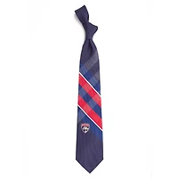 Florida Panthers Woven Polyester Grid Tie