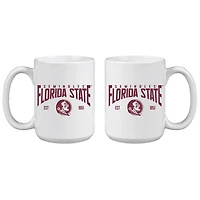 Florida State Seminoles 15oz Established Ceramic Mug Two-Set