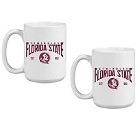 Florida State Seminoles 15oz Established Ceramic Mug Two-Set