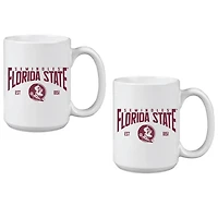 Florida State Seminoles 15oz Established Ceramic Mug Two-Set