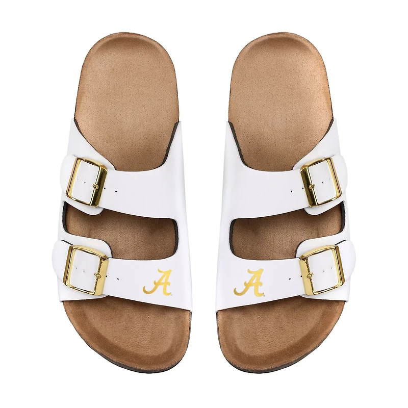FOCO Alabama Crimson Tide Double-Buckle Sandals