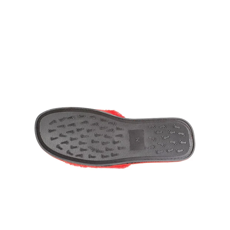 FOCO Chicago Bulls Rhinestone Fuzzy Slippers