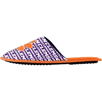 FOCO Clemson Tigers Scuff Wordmark Slide Slippers