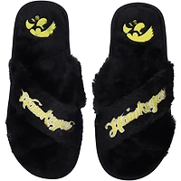 FOCO Iowa Hawkeyes Script Cross Slide Slippers
