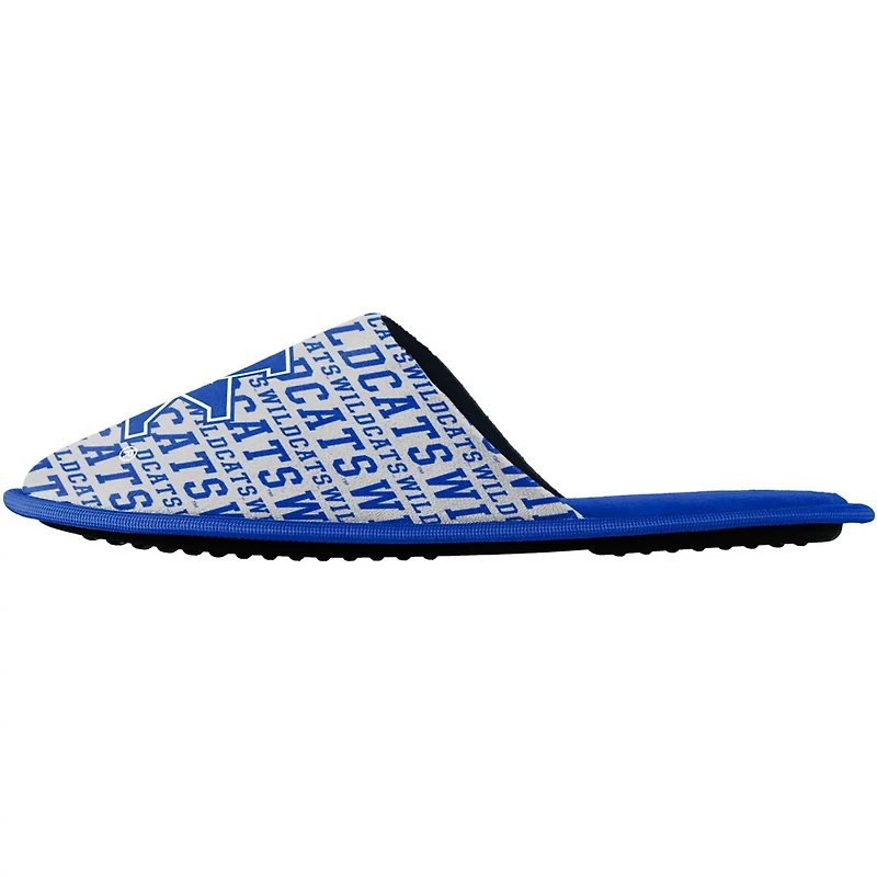 FOCO Kentucky Wildcats Scuff Wordmark Slide Slippers