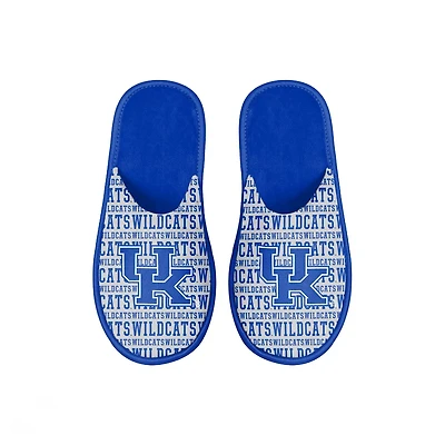 FOCO Kentucky Wildcats Scuff Wordmark Slide Slippers