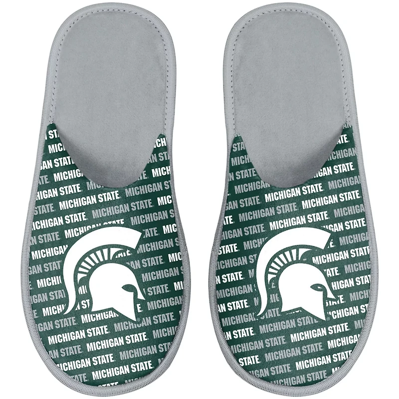 FOCO Michigan State Spartans Team Scuff Slippers