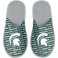 FOCO Michigan State Spartans Team Scuff Slippers