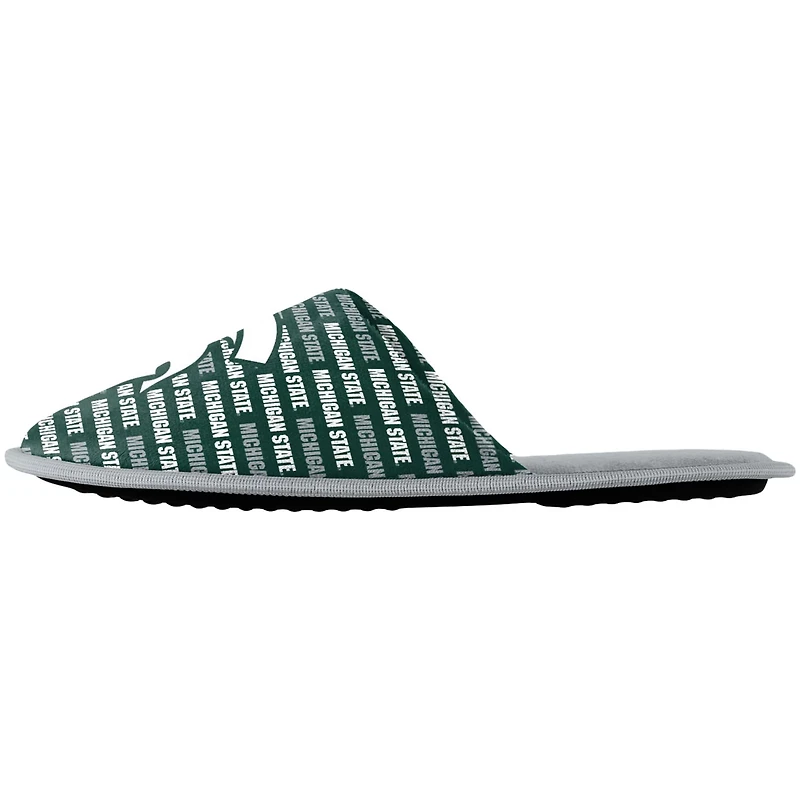 FOCO Michigan State Spartans Team Scuff Slippers