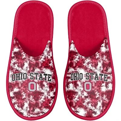 FOCO Ohio State Buckeyes Iconic Logo Scuff Slippers