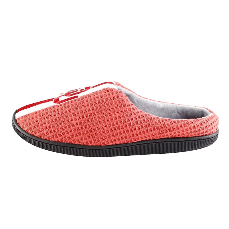 FOCO Oklahoma Sooners Team Stripe Memory Foam Slide Slippers