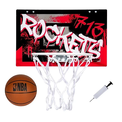 Franklin NBA Houston Rockets Over the Door Basketball Hoop Set