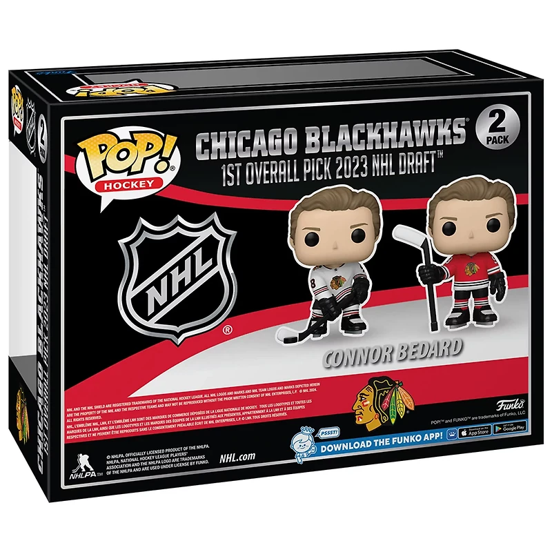 Funko Connor Bedard Chicago Blackhawks Fanatics Exclusive Two-Pack Vinyl Figure
