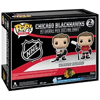 Funko Connor Bedard Chicago Blackhawks Fanatics Exclusive Two-Pack Vinyl Figure