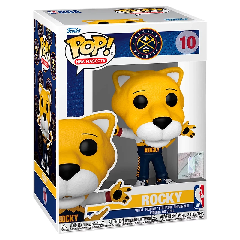 Funko Denver Nuggets Pop Rocky 10 Vinyl Figure
