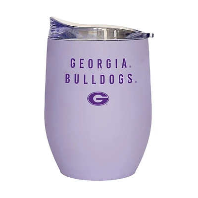 Georgia Bulldogs 16oz Lavender Soft Touch Curved Tumbler