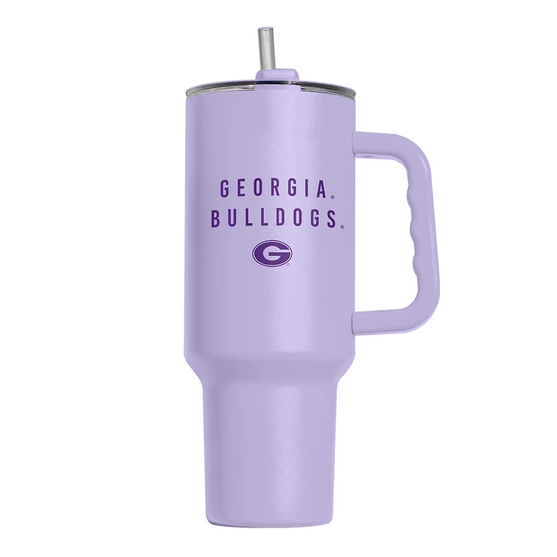 Georgia Bulldogs 40oz Lavender Soft Touch Tumbler