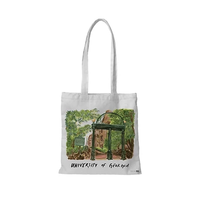 Georgia Bulldogs Laura Wilcox Designs Tote Bag