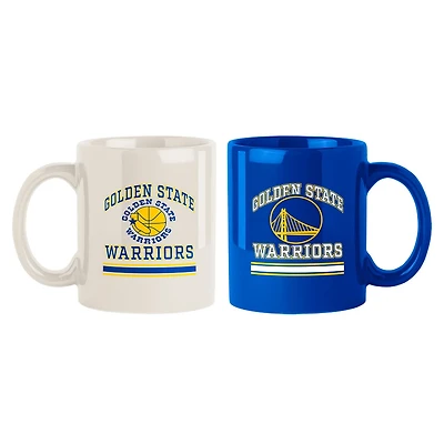 Golden State Warriors 2-Pack 15oz Color Mug Set