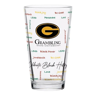 Grambling Tigers 16oz Pint Glass