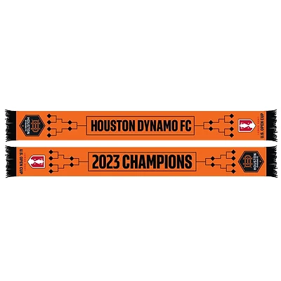 Houston Dynamo FC 2023 Lamar Hunt US Open Cup Champions Scarf