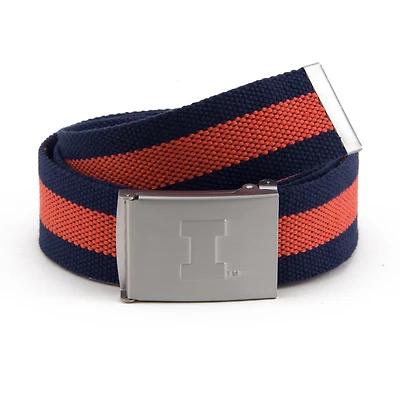Illinois Fighting Illini Fabric Belt
