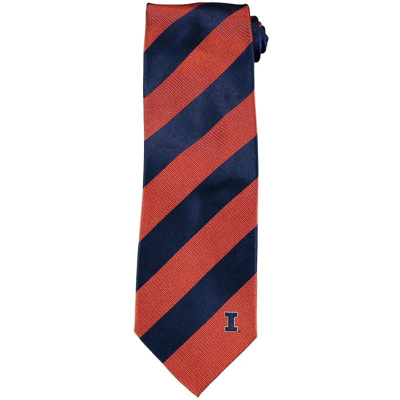 Illinois Fighting Illini Regiment Woven Silk Tie