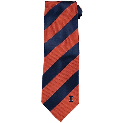 Illinois Fighting Illini Regiment Woven Silk Tie