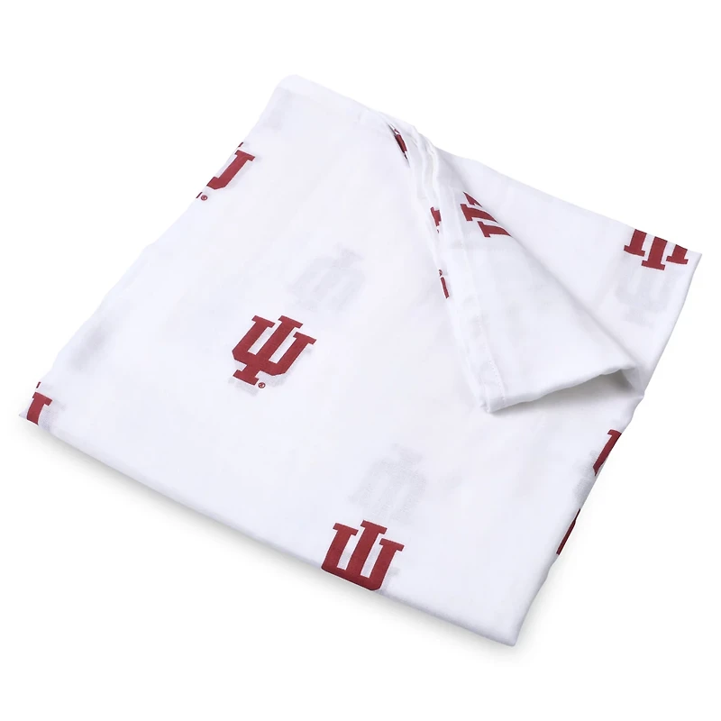 Infant Indiana Hoosiers 47'' x 47'' Muslin Swaddle Blanket