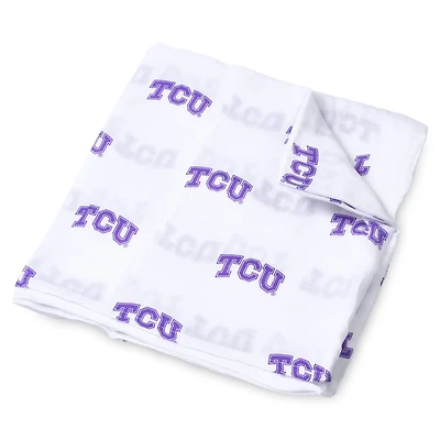 Infant TCU Horned Frogs 47'' x 47'' Muslin Swaddle Blanket