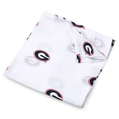 Infant Three Little Anchors Georgia Bulldogs 47'' x 47'' Muslin Swaddle Blanket