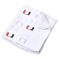 Infant Three Little Anchors Miami Hurricanes 47'' x 47'' Muslin Swaddle Blanket