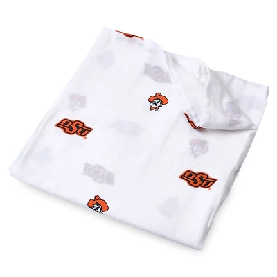 Infant Three Little Anchors Oklahoma State Cowboys 47'' x 47'' Muslin Swaddle Blanket