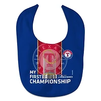 Infant WinCraft Texas Rangers 2023 World Series Champions All Pro Baby Bib