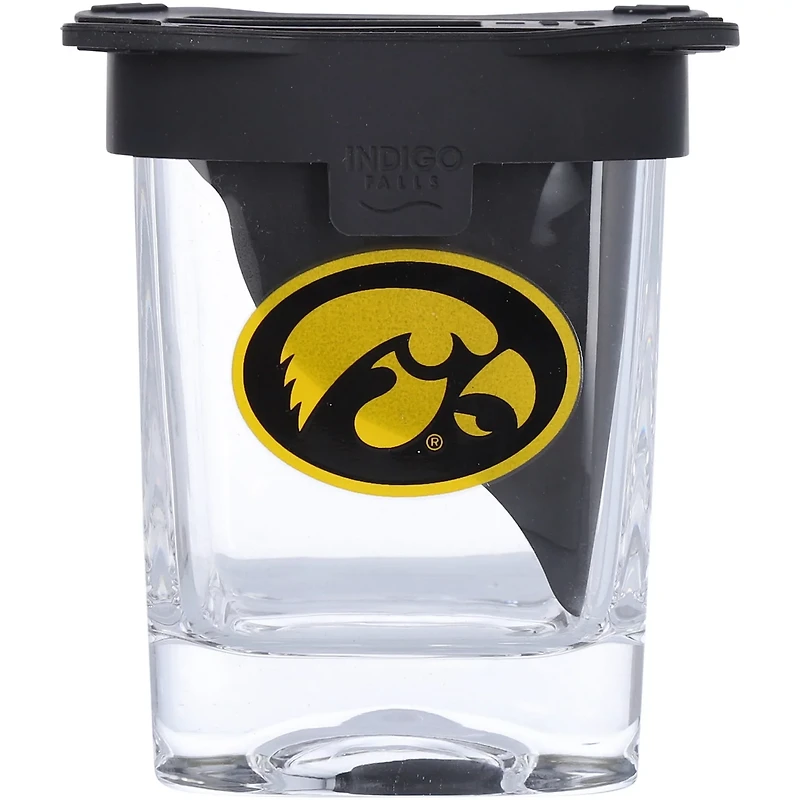 Iowa Hawkeyes 10oz Ice Wedge Glass