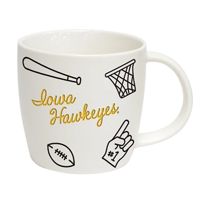Iowa Hawkeyes 18oz Playmaker Mug