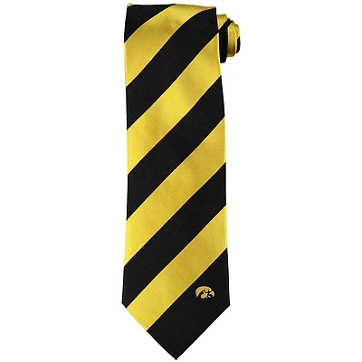Iowa Hawkeyes Regiment Woven Silk Tie