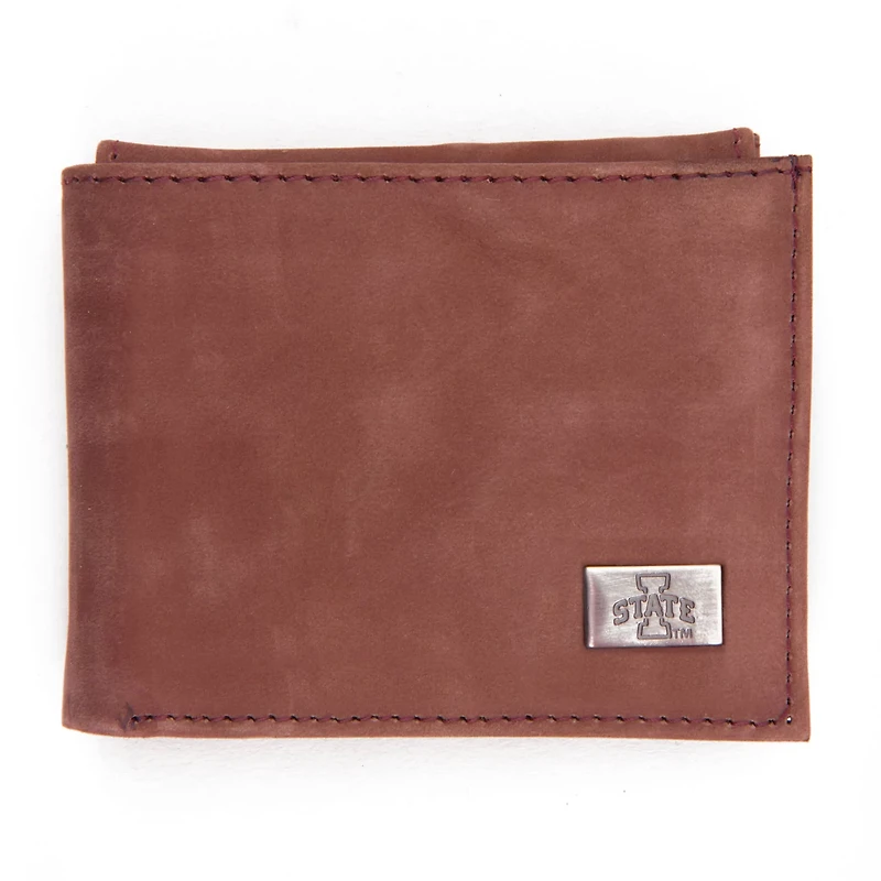 Iowa State Cyclones Leather Bifold Wallet