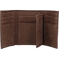 Iowa State Cyclones Leather Trifold Wallet with Concho